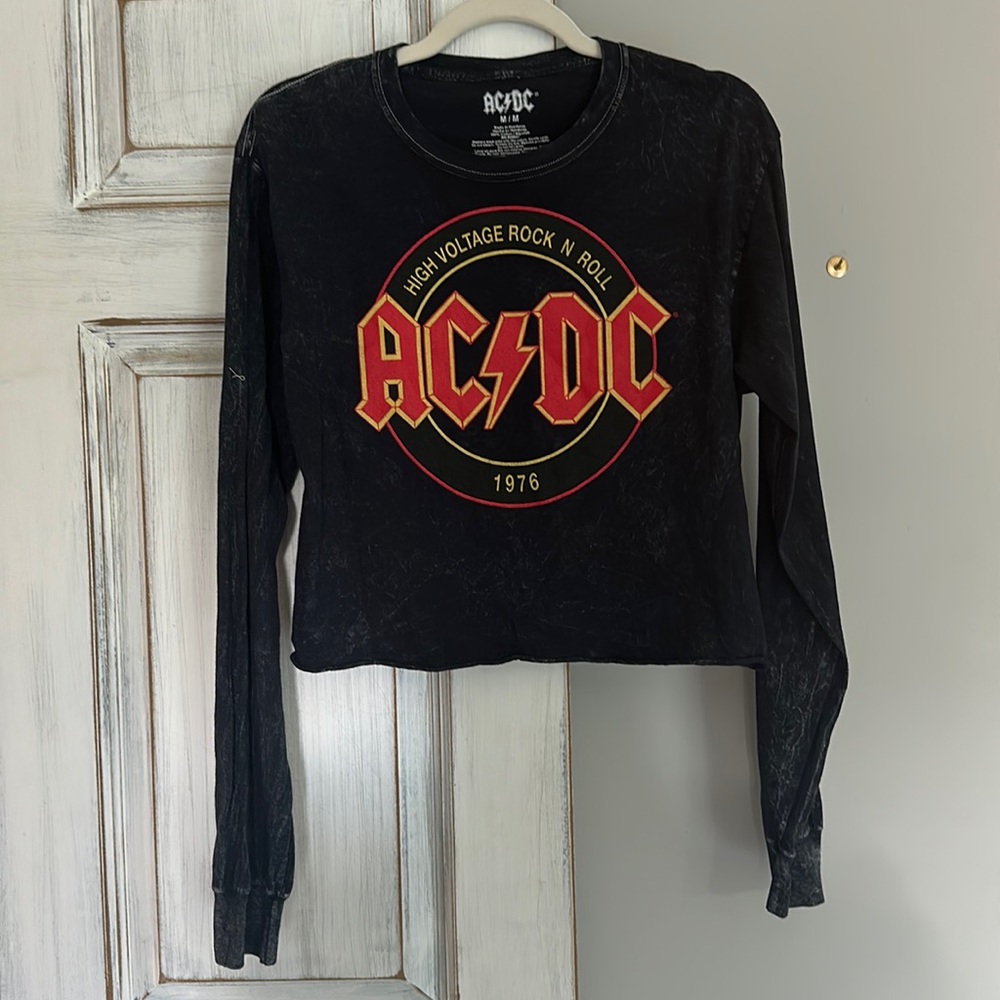 Forever 21 AC DC Long Sleeve Shirt